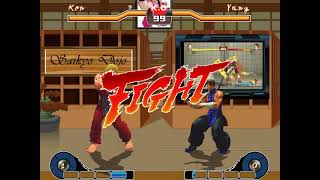 Explosive Showdown Ken vs Yang in Epic Street Fighter Battle [upl. by Nlyak]