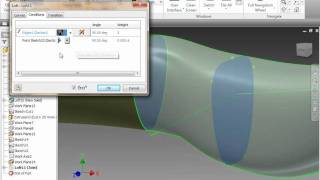 Autodesk Inventor Tips amp Tricks  Loft G2 Smooth amp Tangent Transition Conditions [upl. by Ettedanreb949]