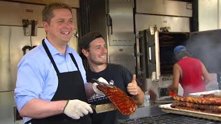 Andrew Scheer attends Etobicoke Ribfest [upl. by Sidwell]