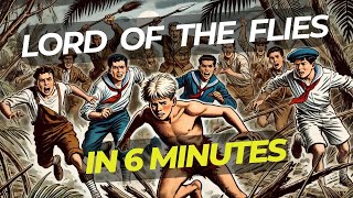 Lord of the Flies  Great Book Summary [upl. by Yttap]