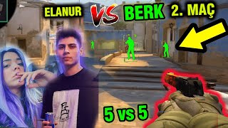 ELANUR BERK İLE VS ATIYOR 2 MAÇ [upl. by Kolva431]