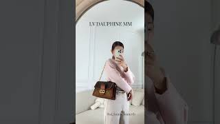 รีวิว LOUIS VUITTON DAUPHINE MM ใน 30 วินาที รีวิวกระเป๋าแบรนด์เนม lvdauphine [upl. by Pansie492]