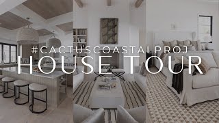 House Tour of a CoastalInspired New Build in the Desert  THELIFESTYLEDCO CactusCoastalProj [upl. by Pearla]