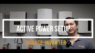 Active Power Settings  Derate Inverter [upl. by Hedaza285]