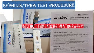 TPHA Test Bangla ।। খুব সহজে সিফিলিস টেষ্ট করুন । [upl. by Adnilrev588]