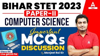 Bihar STET 2023 Paper 2 Computer Science  Bihar STET Online Classes by Manjeet Sir 04 [upl. by Pris]