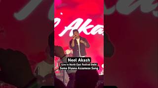 Neel Akash Live in North East Festival Delhi  Suma Diyana  Assamese Song  Live Music  Shorts [upl. by Siusan]