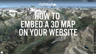 How to Embed a 3D Map on Your Website with FATMAP [upl. by Dnalrag]