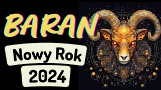 BARAN ♈ NOWY ROK 2024 ♈ prognoza Tarota 🌞🍀ROK SŁOŃCA🍀🌞 [upl. by Sou]