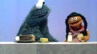 Sesame Street  Cookie Monsters Sandwich 1970 [upl. by Lleynod489]