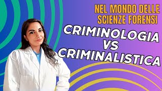 Criminologia vs Criminalistica [upl. by Nichy635]