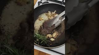 Ostrich Steak Cooking with Ostrich shorts [upl. by Notlrac]