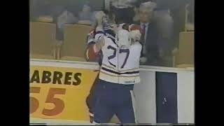 Louie DeBrusk vs Brad May [upl. by Aziul]