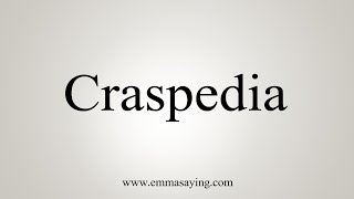 How To Say Craspedia [upl. by Santana]