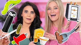 TESTING FUNNY KITCHEN GADGETS w iJustine  Part 18 [upl. by Eellac]