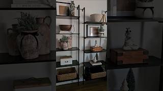 Lets decorate my living room shelves for Christmas christmas2024 decoratewithme [upl. by Murtagh]