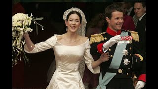 Crown Prince Frederik and Mary Donaldson wedding 2004 [upl. by Ogilvy]