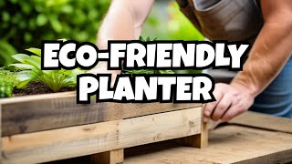 DIY Planter box Part 1  Recycled Pallet Wood [upl. by Anirual]