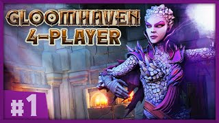 Gloomhaven  1  Version 10 is HERE 4Player Gameplay [upl. by Salokin]