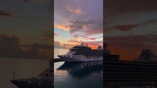 Barbados sunset at the cruise port part 2 [upl. by Nuhsed653]