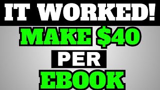 Earn 780 FOR FREE Downloading EBooks Make Money Online [upl. by Melmon110]