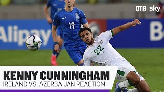 Kenny Cunningham  Azerbaijan 03 Ireland  REACTION [upl. by Niledam]