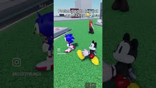 Lagging out as MICKEY foryou subscribe universalstudios roblox cod callofduty [upl. by Lasorella457]