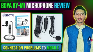 BOYA BYM1 microphone review and connection problems  Best Mic for Youtubers  NaqeebUllahHamdard [upl. by Aisel]