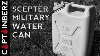 Scepter Military Water Can EmergencyDisasterSHTF Must Have [upl. by Annol]