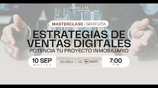 Masterclass  Estrategia de Ventas Digitales [upl. by Ahseryt]