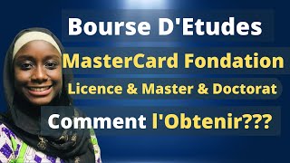 Bourse détude Mastercard  Licence  Master  Doctorat [upl. by Akeimat]