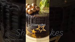 Dark chocolate ganache cake Shree cakes short [upl. by Neyuq]