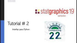 Tutorial Statgraphics Interfaz de Python [upl. by Leduar]