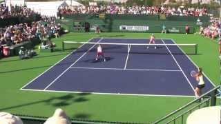 PetrovaKirilenko vs BenesovaZahlavovaStrycova  2012 BNP Paribas Open [upl. by Stedman]