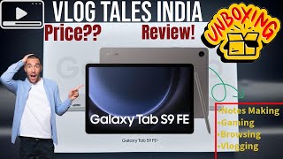 Unboxing Video SamsungGalaxyS9 FEseries TABLET  17000 ❤️offer price only unboxing samsung vlog [upl. by Attikin437]