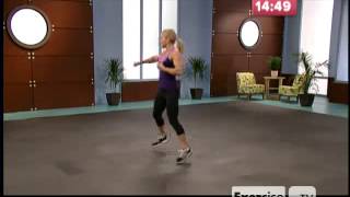 Exercise TV 10 lb Slimdown Cardio Kickboxing [upl. by Mohsen]