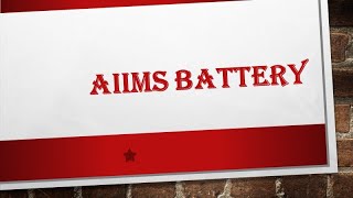 AIIMS BATTERY aiimsbattery neuropsychologicaltesting clinicalpsychology [upl. by Anomar]