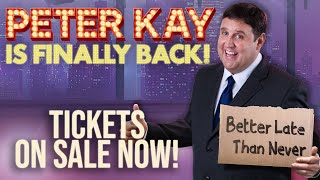 Peter Kay UK Live Tour ON SALE NOW [upl. by Orose544]