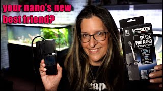 The BEST Nano Tank Filter  Sicce Shark Pro 250 Internal Canister Filter Review [upl. by Hound]