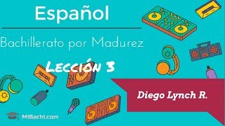 Lección 3  Español  Bachillerato por Madurez [upl. by Eyr]