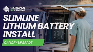 Enerdrive 200Ah Slim Battery Review amp 4x4 Install With Plenty Of Dust [upl. by Keary91]