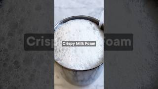 Crispy Milk Foam ğŸ¥› [upl. by Efron]