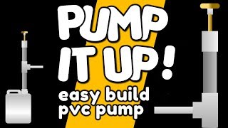 Make A PVC Pump with a PING PONG BALL  by VOGMAN [upl. by Lothaire]