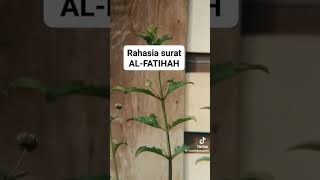 inilah rahasia surah  AL FATIHAH short vidio doa al Fatiha [upl. by Olette]