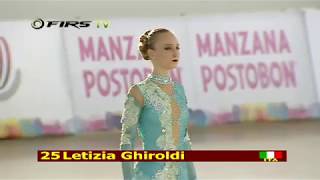 Letizia Ghiroldi campionessa Mondiale 2015 pattinaggio rotelle [upl. by Nodnyl]