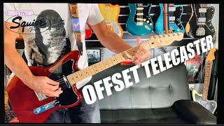 SQUIER OFFSET TELECASTER  First play and comparison to WILKINSON pick ups Roland CUBE [upl. by Eamon49]