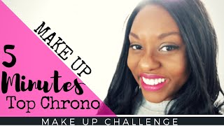 5 MIN MAKE UP CHALLENGE  SPECIAL MAMAN PRESSÉE [upl. by Akeit630]