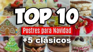 TOP 10 POSTRES PARA NAVIDAD  5 IMPRESCINDIBLES  Quiero Cupcakes [upl. by Ynafetse471]