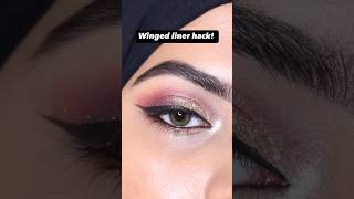 Wing Eyeliner Hack ✨  Swiss Beauty Cosmetics eyemakeup shorts [upl. by Hnilym]