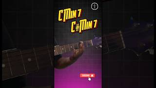 ⚡️How to Play C Minor 7 and C Sharp Minor 7 Chords On guitar ⁉️shorts guitartutorial minorchords [upl. by Akinehc145]